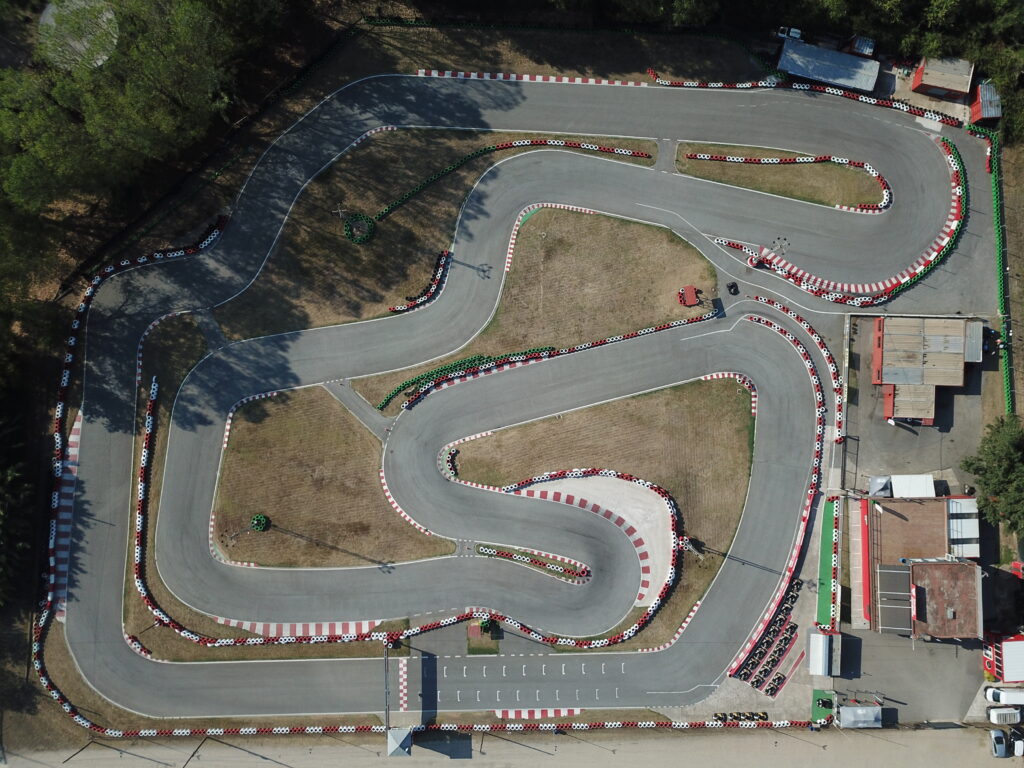 Vistas aéreas Karting Cardedeu